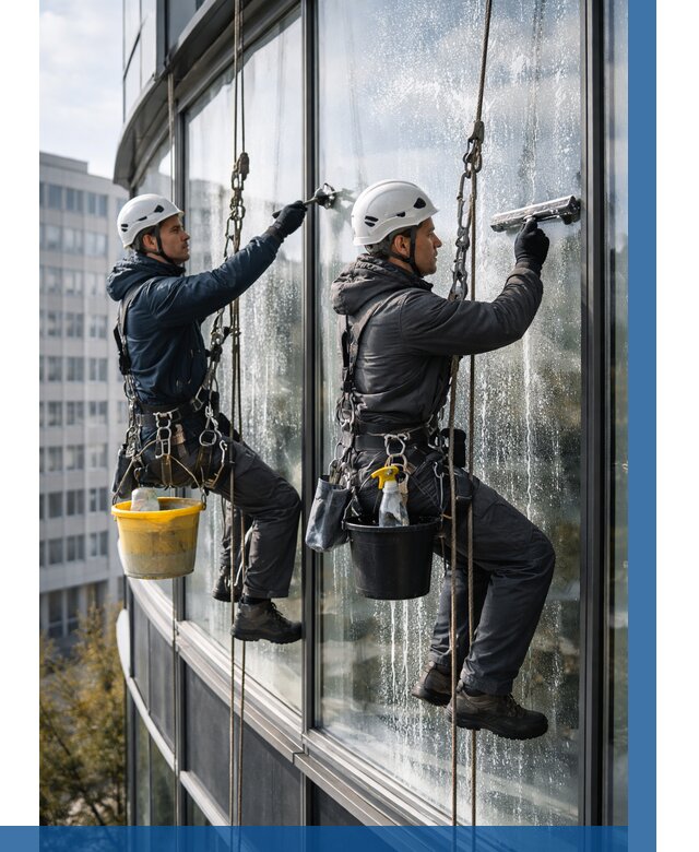 Мойка панорамных окон в Первоуральске от 360 р. заказать у ВЫСОТНИК-Прв