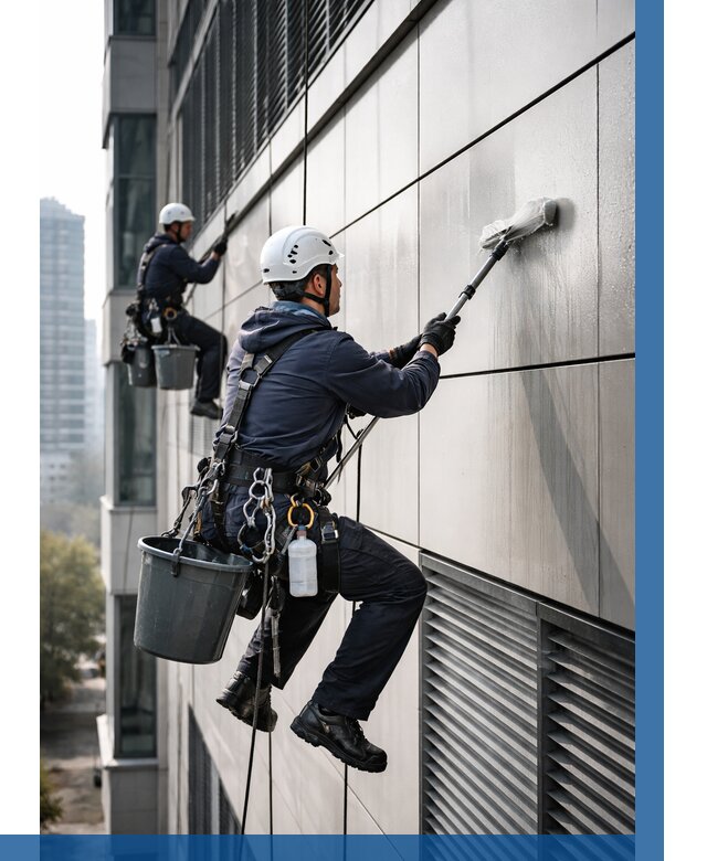 Мойка вентилируемого фасада в Первоуральске от 257 р. | ВЫСОТНИК-Прв