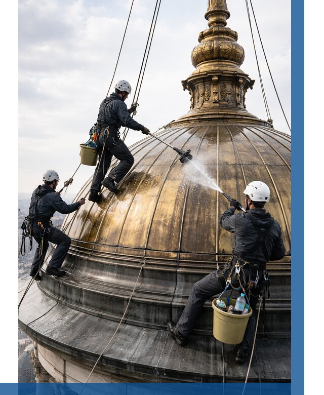 Мойка куполов и шпилей в Первоуральске от 8234 р. - заказать | ВЫСОТНИК-Прв
