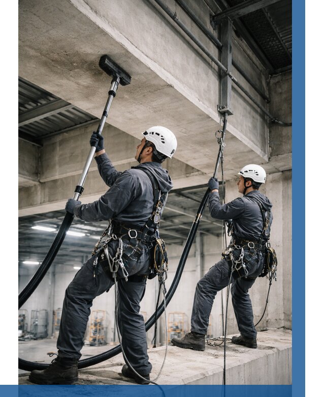 Обеспыливание потолочных конструкций в Первоуральске от 257 р. |ВЫСОТНИК-Прв