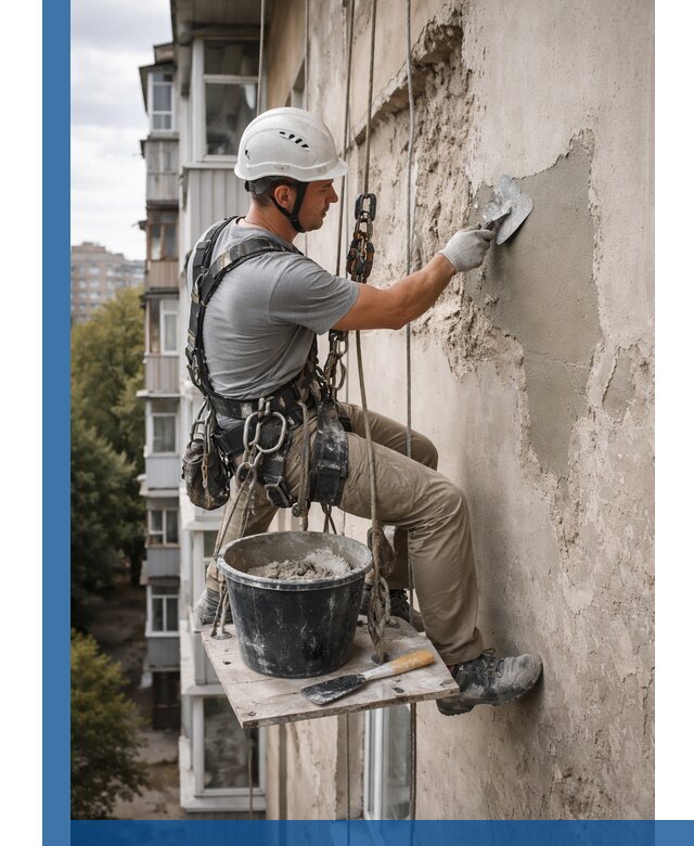 Восстановление фасадной штукатурки в Первоуральске с гарантией качества