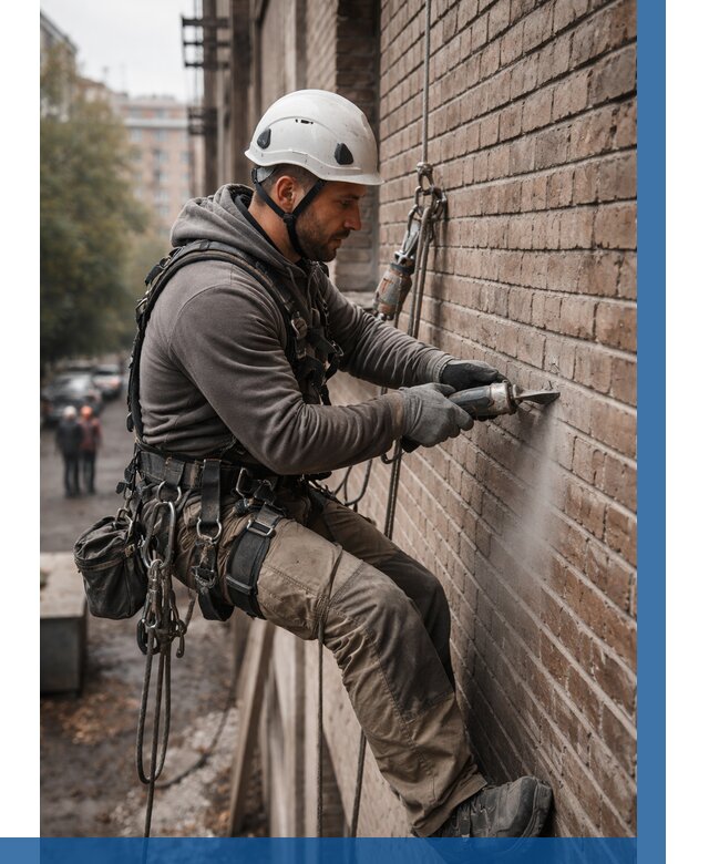 Расшивка кирпичных швов в Первоуральске от 618 р. | ВЫСОТНИК-Прв