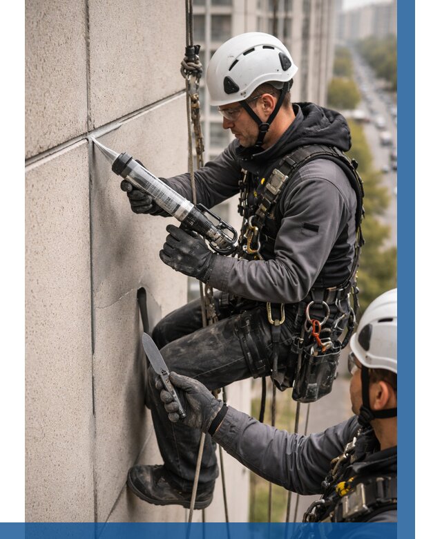 Первичная герметизация швов в Первоуральске от 618 р. | ВЫСОТНИК-Прв