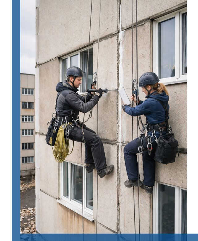 Герметизация межпанельных швов тёплым швом в Первоуральске