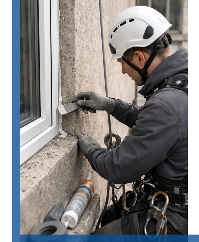 Герметизация монтажных швов окон в Первоуральске с гарантией качества