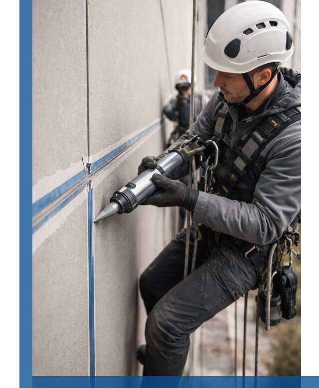 Герметизация стыков фасадных панелей в Первоуральске качественно и быстро