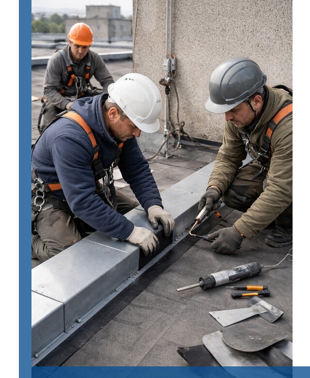 Ремонт кровельных примыканий в Первоуральске профессионально