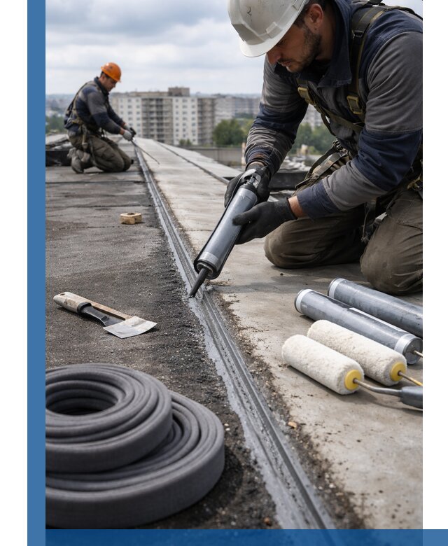 Герметизация швов кровли в Первоуральске с гарантией герметичности
