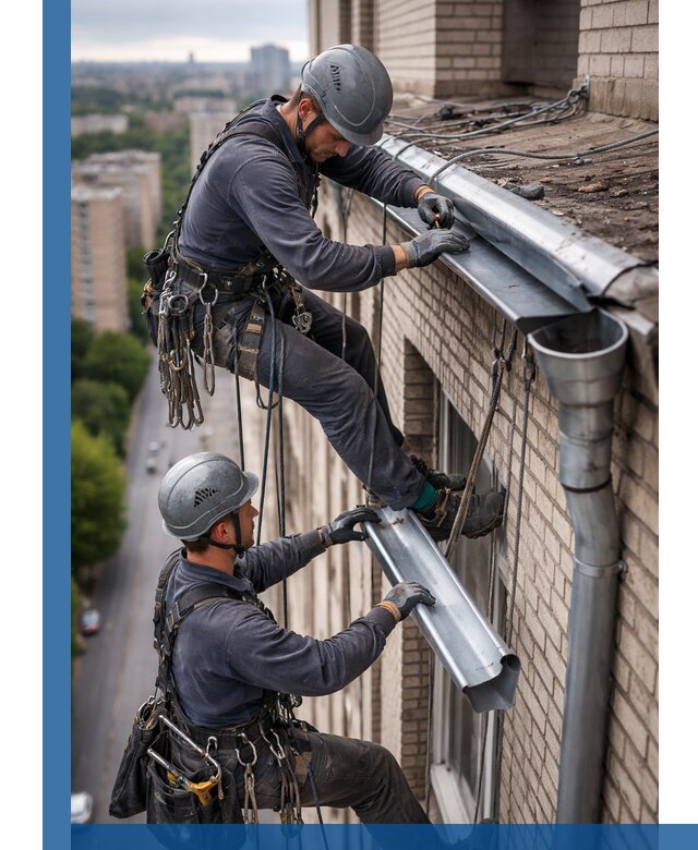 Ремонт водосточных желобов в Первоуральске, быстро и качественно