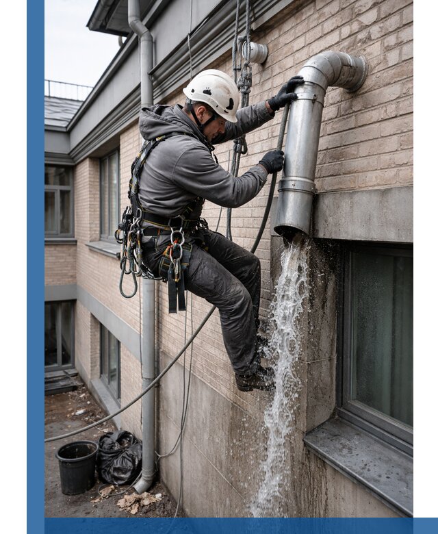 Профессиональная прочистка водосточных труб в Первоуральске с гарантией