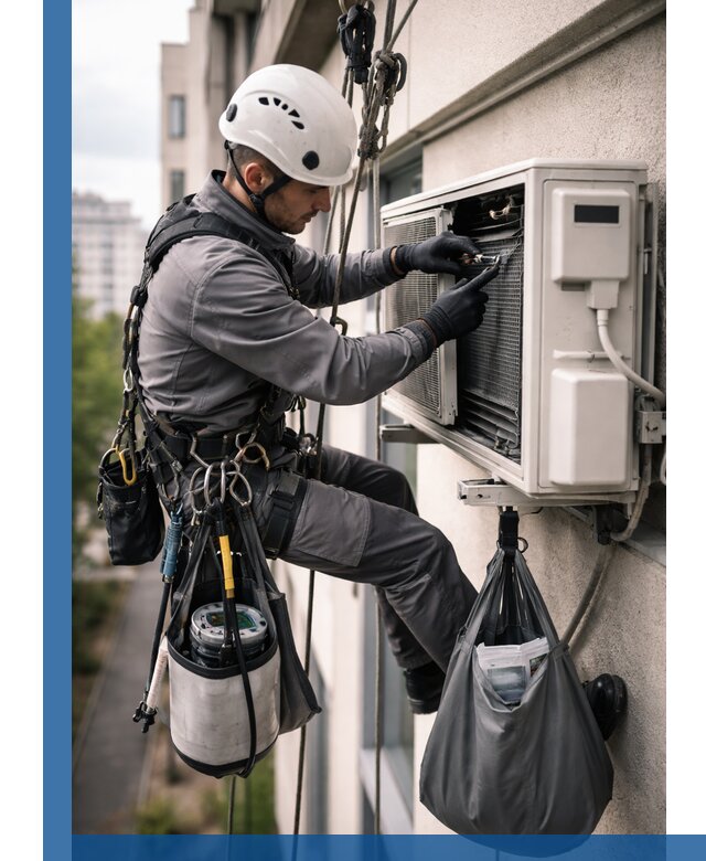 Обслуживание внешнего блока кондиционера в Первоуральске профессионально