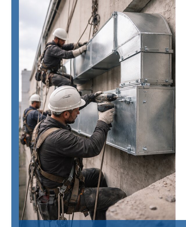 Профессиональный монтаж вентиляционных коробов в Первоуральске под ключ