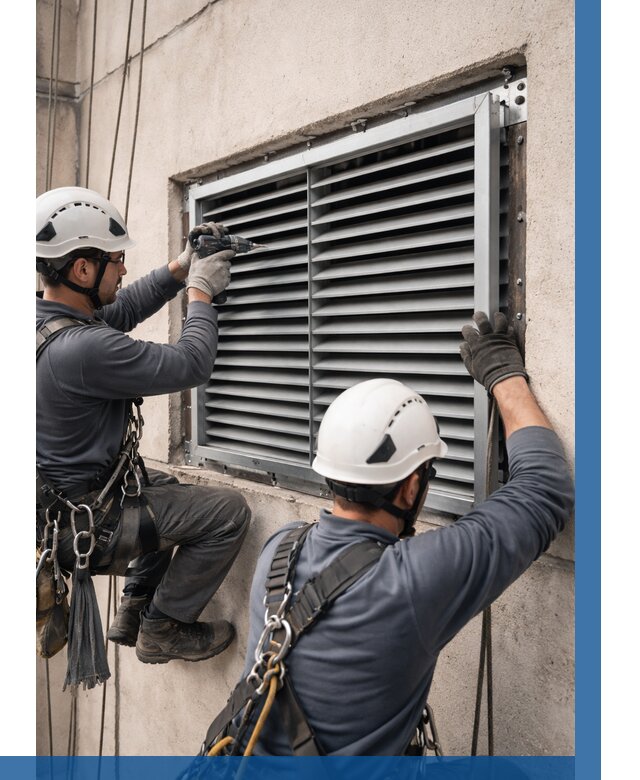 Монтаж вентиляционных решеток в Первоуральске от 4632 р. | ВЫСОТНИК-Прв