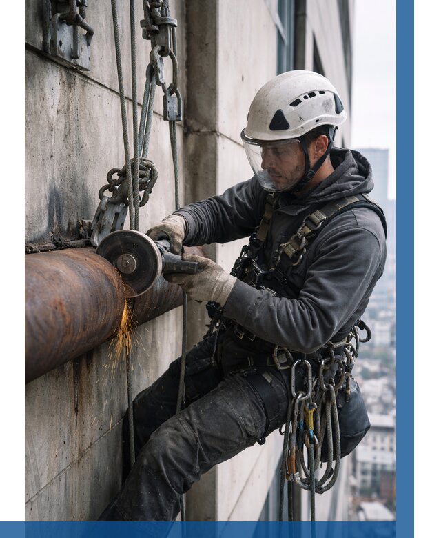 Резка металла на высоте в Первоуральске по цене от 4632 р. | ВЫСОТНИК-Прв