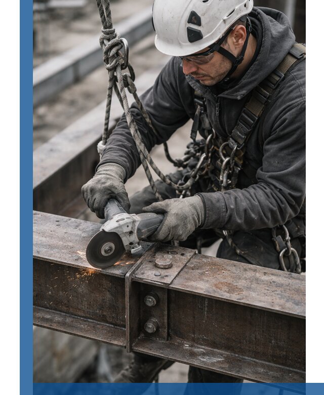 Резка металла на высоте в Первоуральске для зданий и конструкций