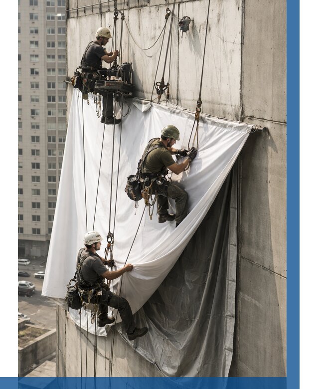 Замена баннерного полотна в Первоуральске от 6690 р. | ВЫСОТНИК-Прв—заказать