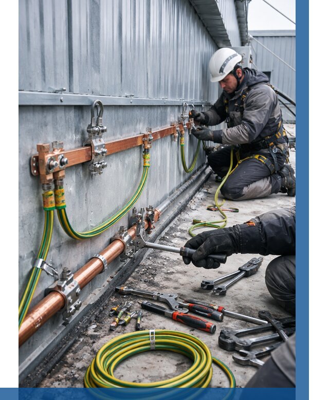 Монтаж заземления здания в Первоуральске от 25733 р. | ВЫСОТНИК-Прв