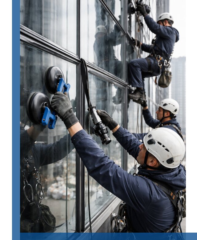 Радиусное остекление фасадов под ключ в Первоуральске с гарантиями