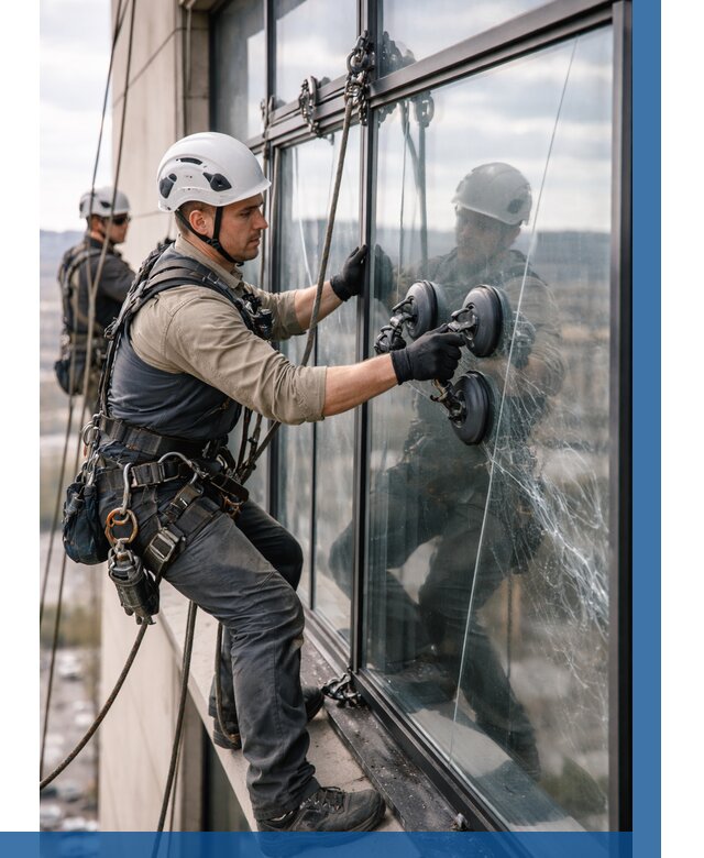 Замена стекла в витраже в Первоуральске под ключ от 8749 р. | ВЫСОТНИК-Прв