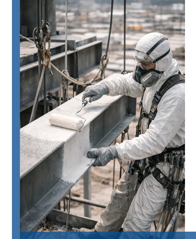 Профессиональная огнезащитная обработка металлоконструкций в Первоуральске