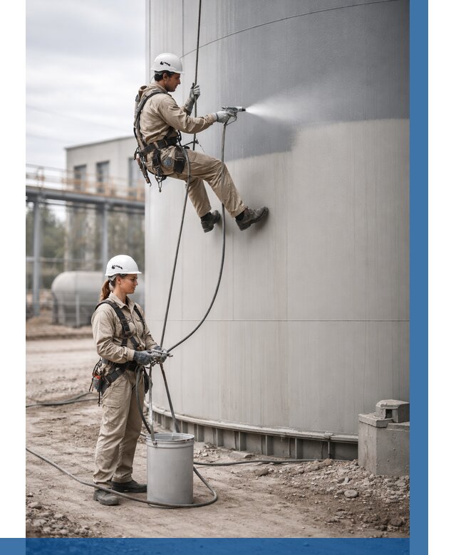 Покраска резервуаров в Первоуральске от 1235 р. | ВЫСОТНИК-Прв — заказать