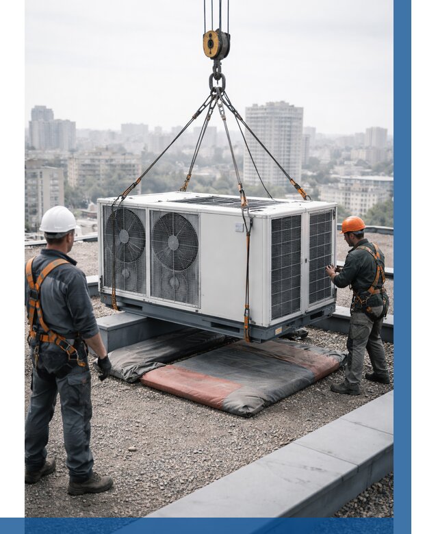 Подъем груза на крышу в Первоуральске от 5147 р. | ВЫСОТНИК-Прв заказать