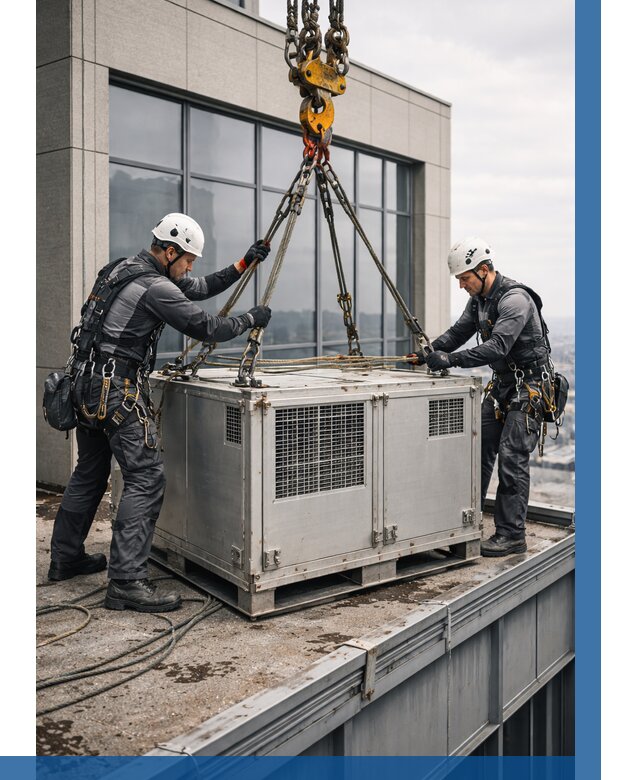 Такелажные работы на высоте в Первоуральске от 8234 р. | ВЫСОТНИК-Прв