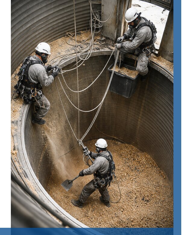 Чистка зерновых бункеров в Первоуральске от 12352 р. | ВЫСОТНИК-Прв