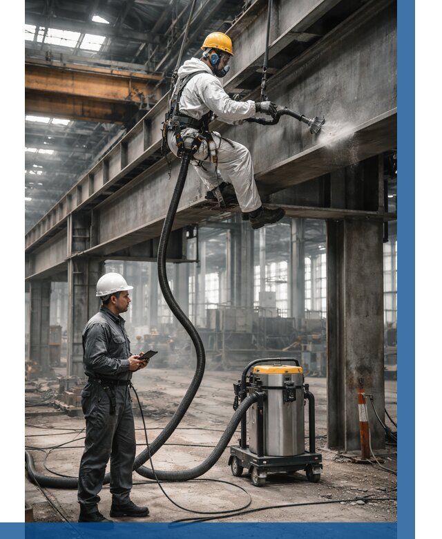 Обеспыливание конструкций в цехе в Первоуральске от 4323 р. | ВЫСОТНИК-Прв