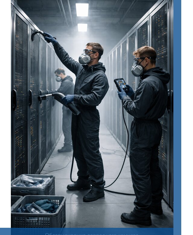 Обеспыливание серверной комнаты в Первоуральске от 4632 р. | ВЫСОТНИК-Прв