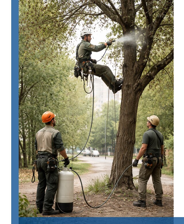 Обработка деревьев от вредителей в Первоуральске профессиональная защита